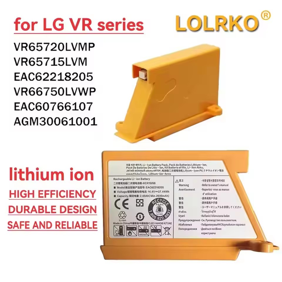 4S Lipo Battery 14.8V 6000Mah - بطارية مكنسة كهربائية روبوتية مطورة حديثًا