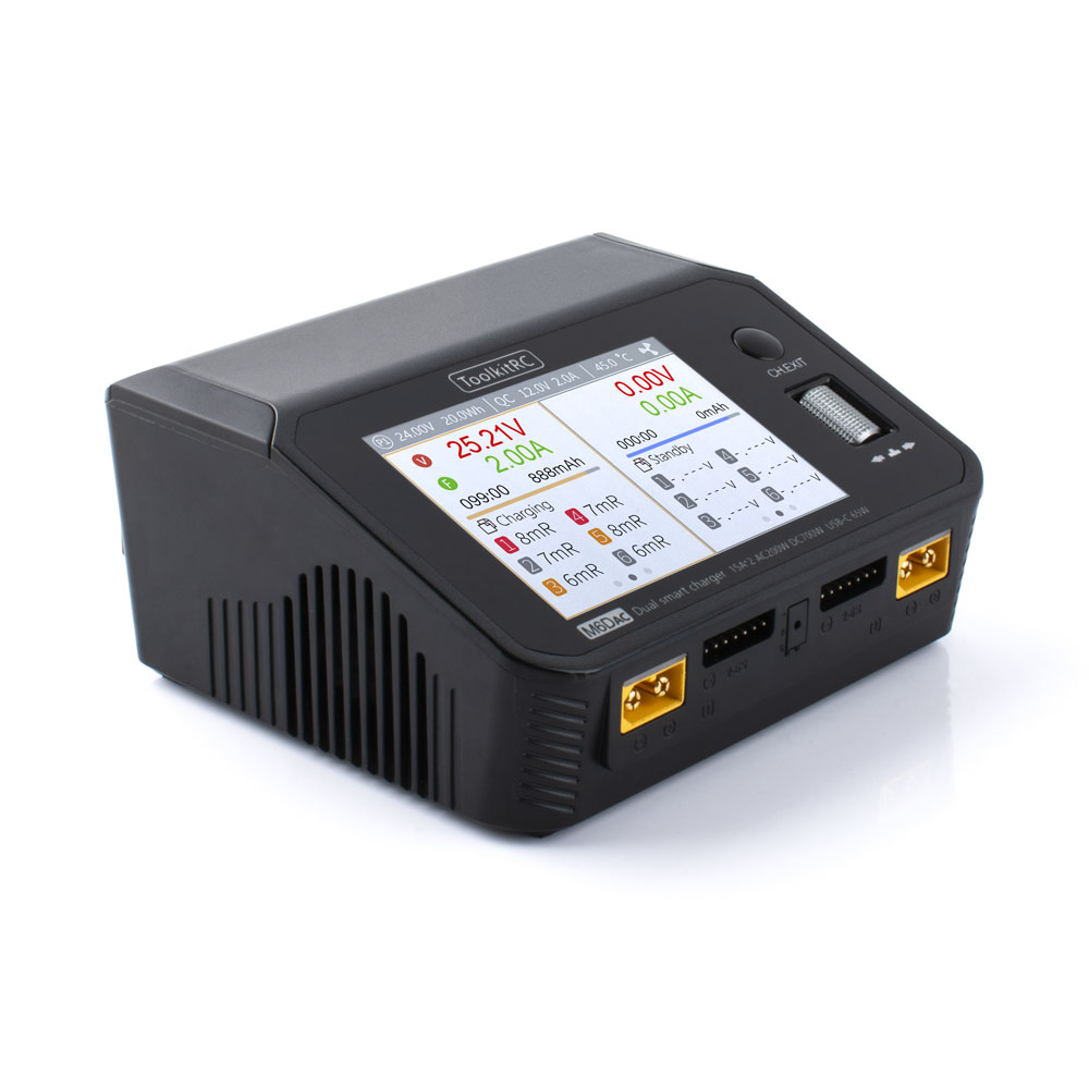 ToolkitRC M6DAC ثنائي القناة ا - مراجعة Toolkitrc M6Dac Smart Charger وسعره